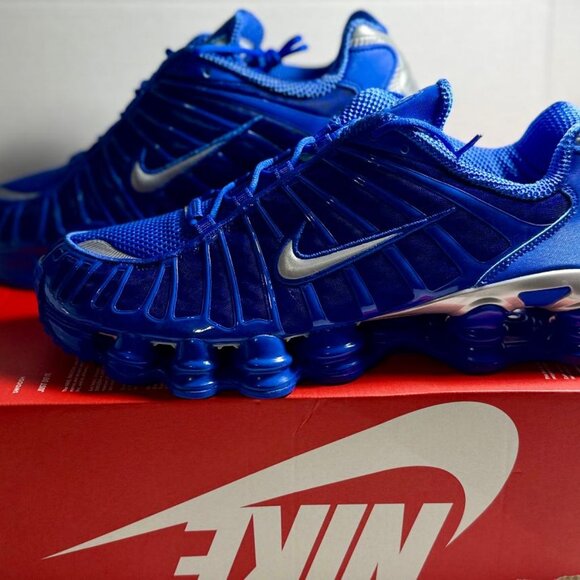 Nike Shox TL Hyper Royal Blue Metallic Silver AV3595-400 Sz: 12 | NWB no lid - Picture 5 of 10